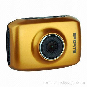 Multifunction Sports Video Camera with 2.0-inch Touchscreen, 1.3MP HD720P and Waterproof Housing
